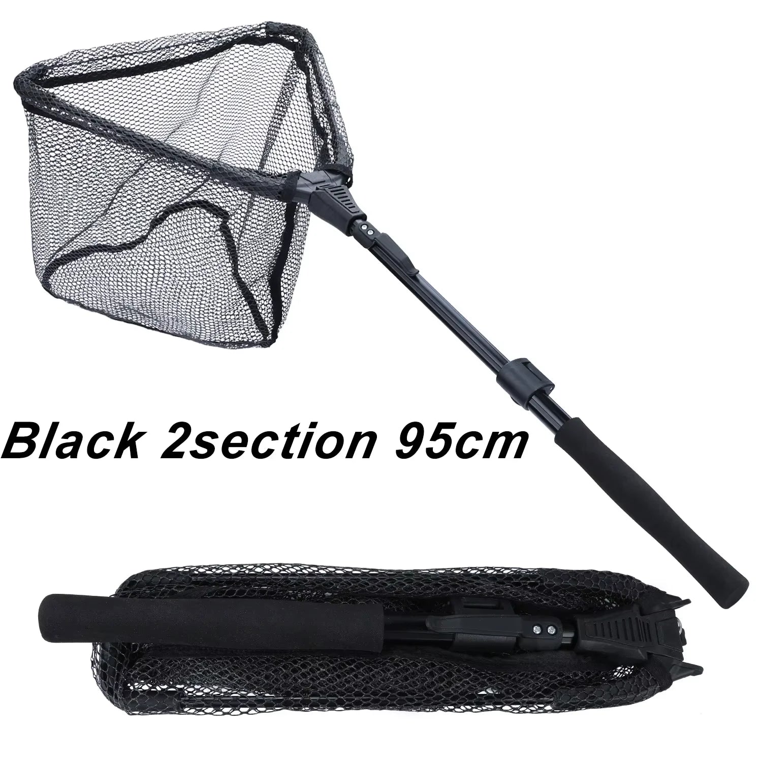 Folding Fishing Net Retractable Telescoping Aluminium