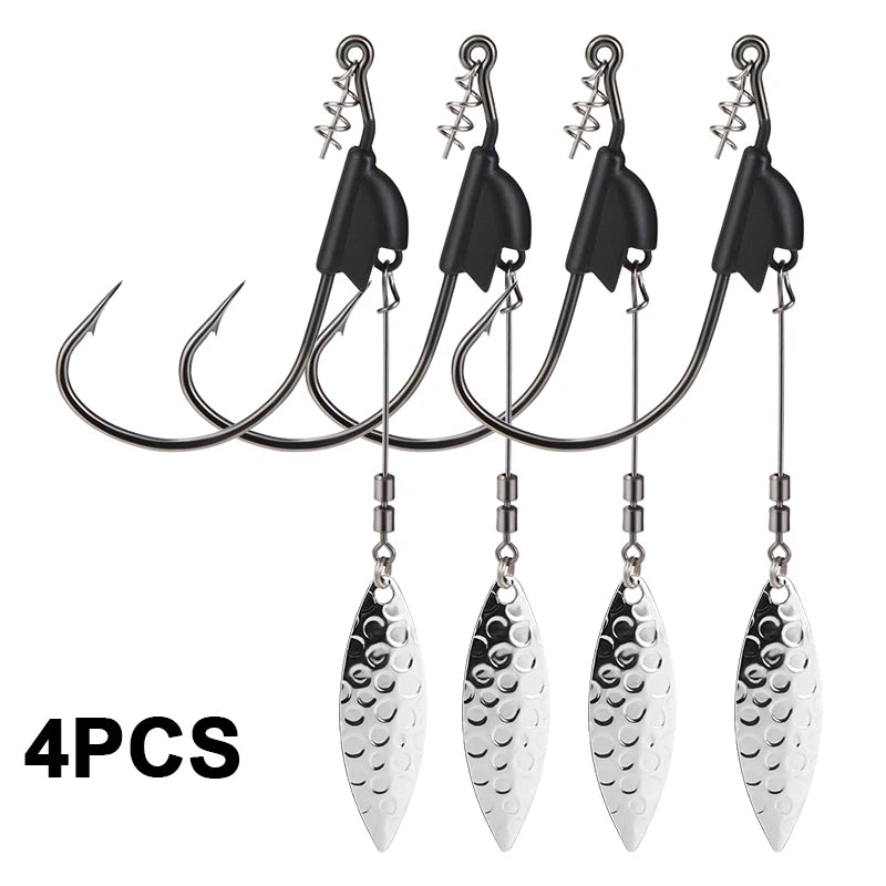 FISHING HOOK SPINNER 4pcs