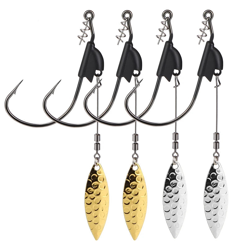 FISHING HOOK SPINNER 4pcs
