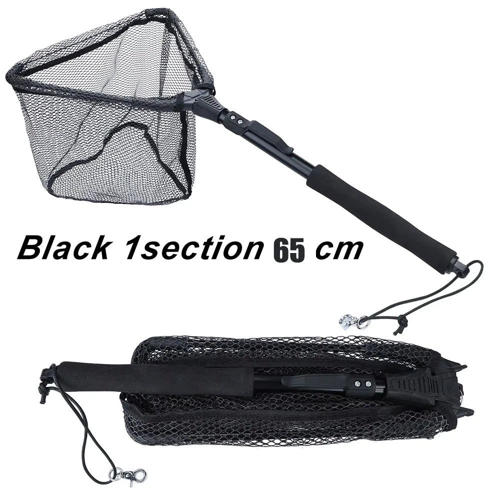 Folding Fishing Net Retractable Telescoping Aluminium