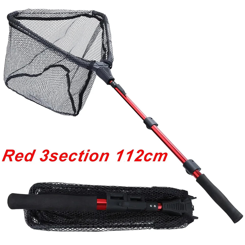 Folding Fishing Net Retractable Telescoping Aluminium